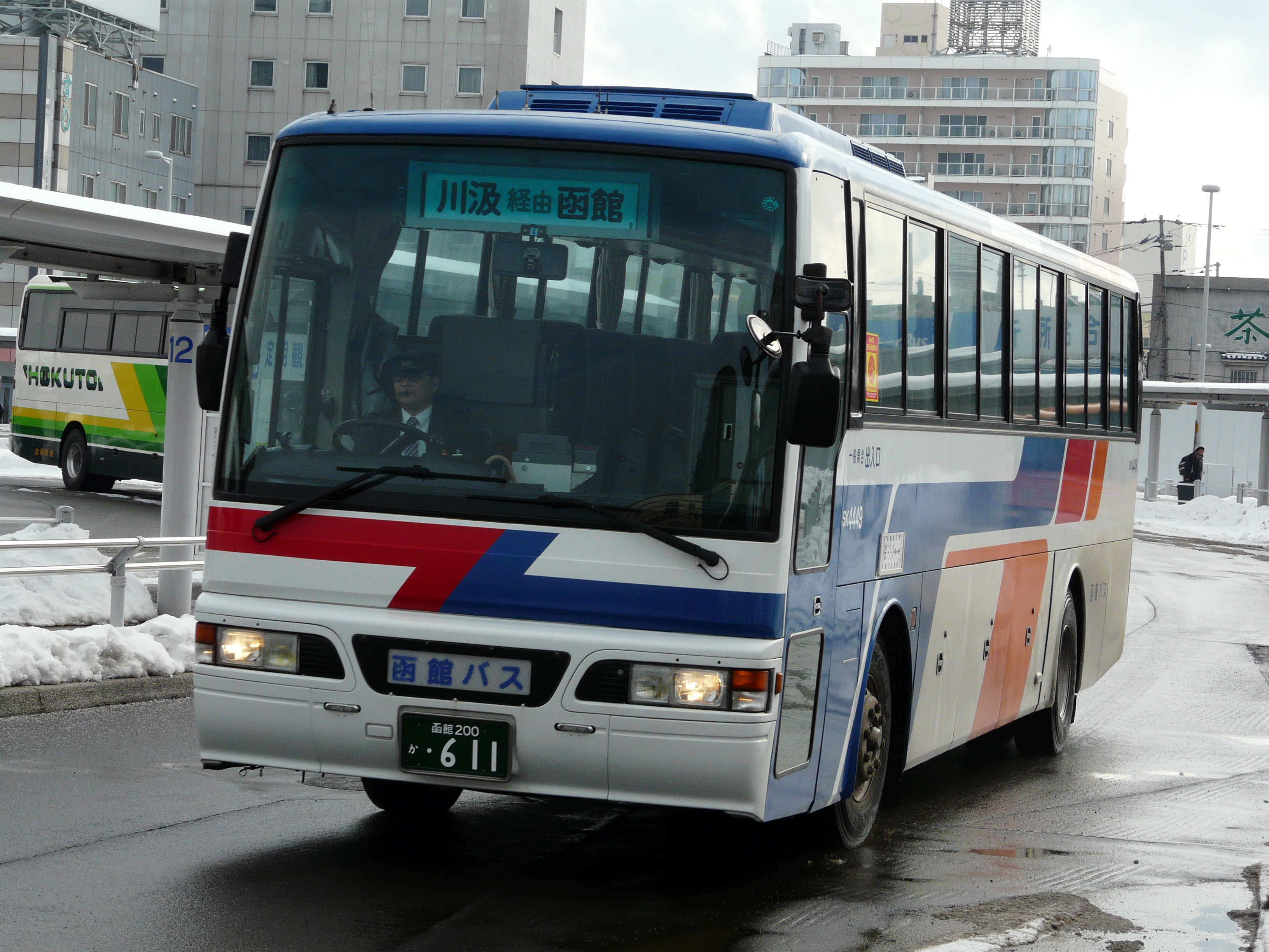 函館バス 日産ディーゼル Sk4449 Kc Ra531rbm けんま編集長の函館バス写真館
